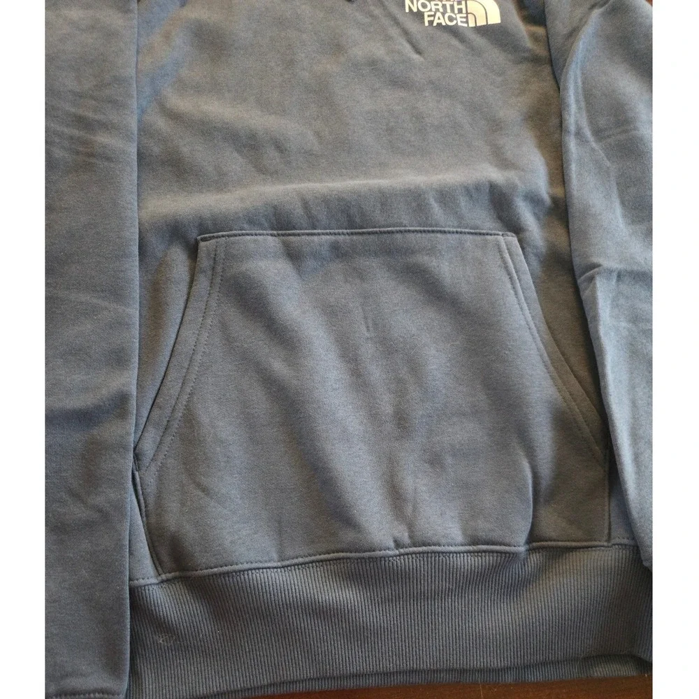 The North Face Mens Box NSE Pullover Hoodie Shady Blue NF0A7UNSMPF-S Small NWT